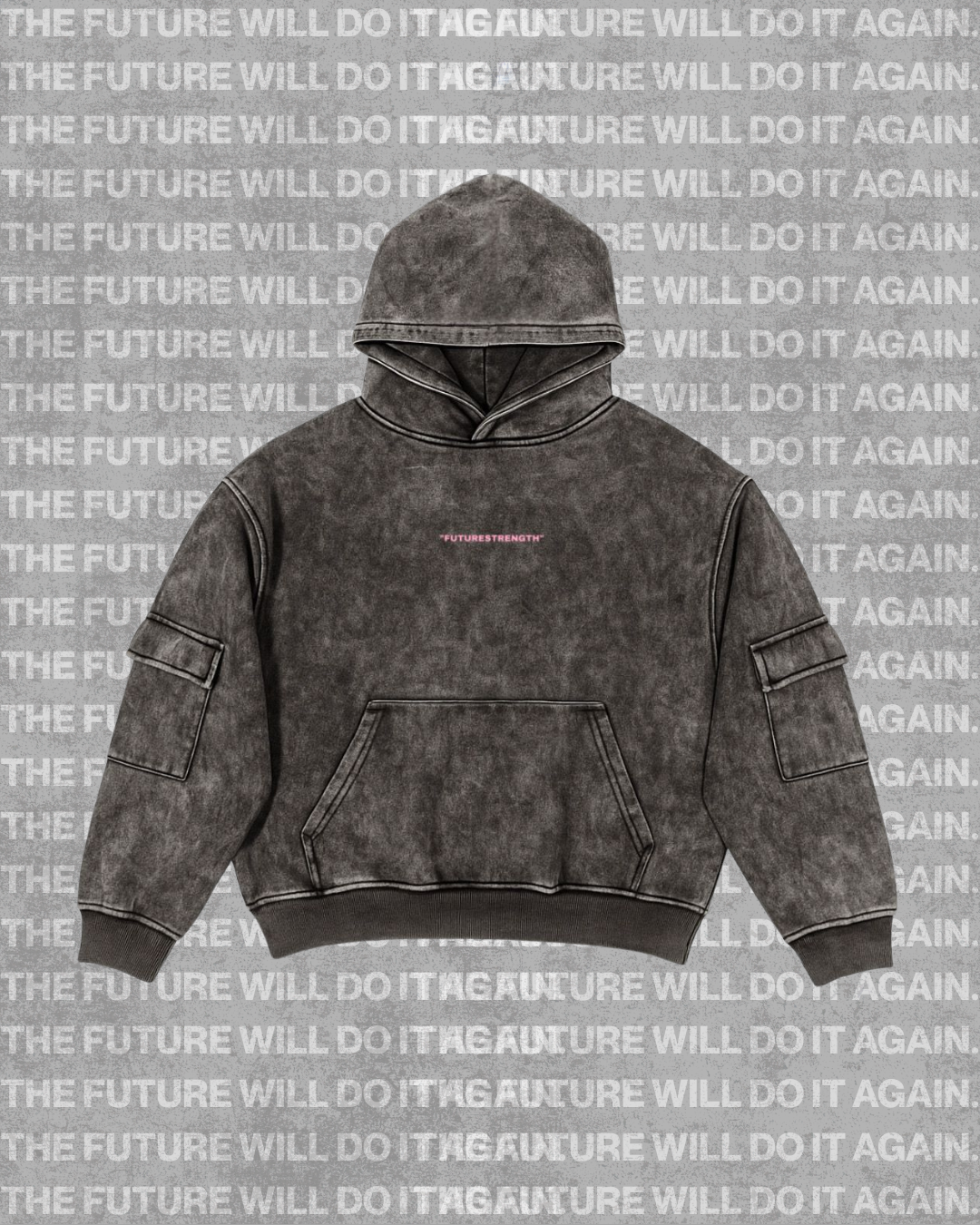 Poleron Future Acid Wash Star Pink
