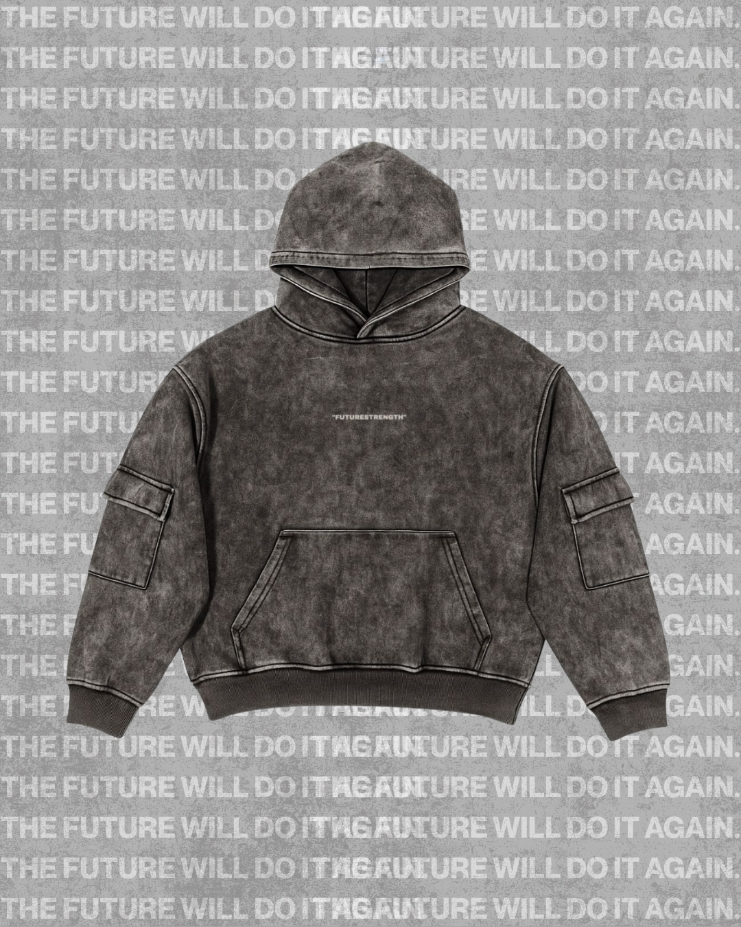 Poleron Perfomance Acid Wash GRIS