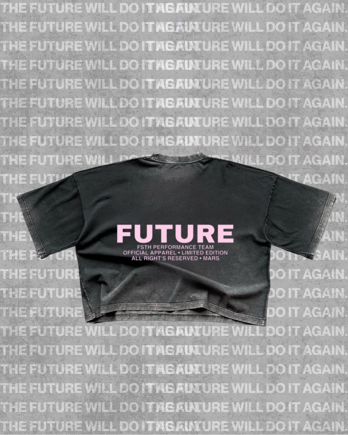 Polera Acid Wash Pink