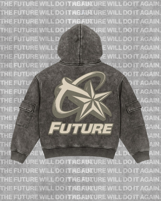 Poleron Perfomance Acid Wash GRIS
